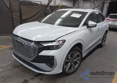 2023 Audi Q4 Sportback E-Tron Premium Plus 50 Quattro из США, поврежденный, VIN WA132BFZ5PP013413